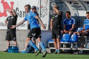 Herman Kleppa, her i aksjon for Sandnes-Ulf. Foto: Digitalsport